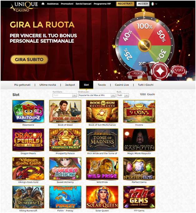 Quando è il momento giusto per iniziare Unique Casino Bonus Codes