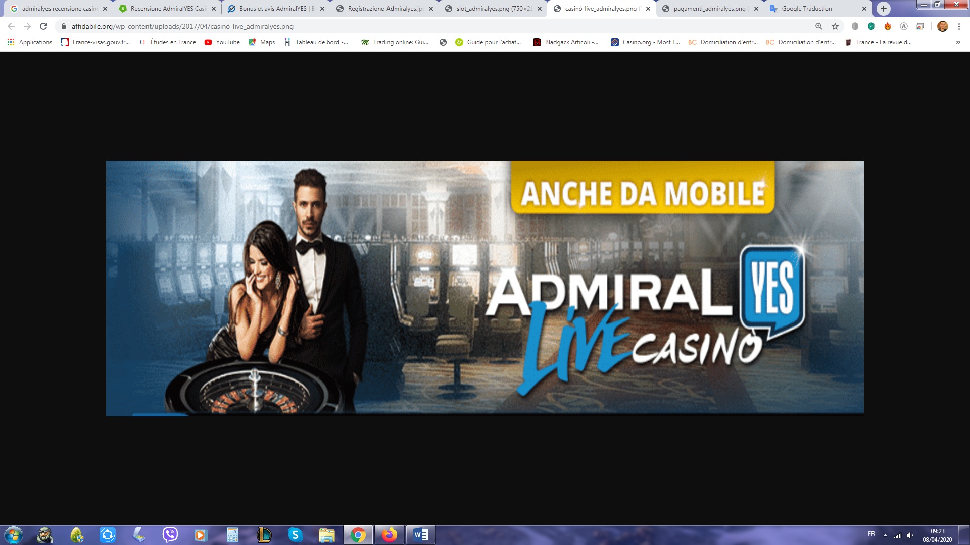 admiralyes casino avis